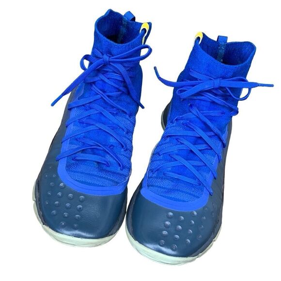 Under Armour Steph Curry 4 ‘More Fun’ Royal Blue Sneakers EU 40 Youth size 7 - Picture 4 of 13